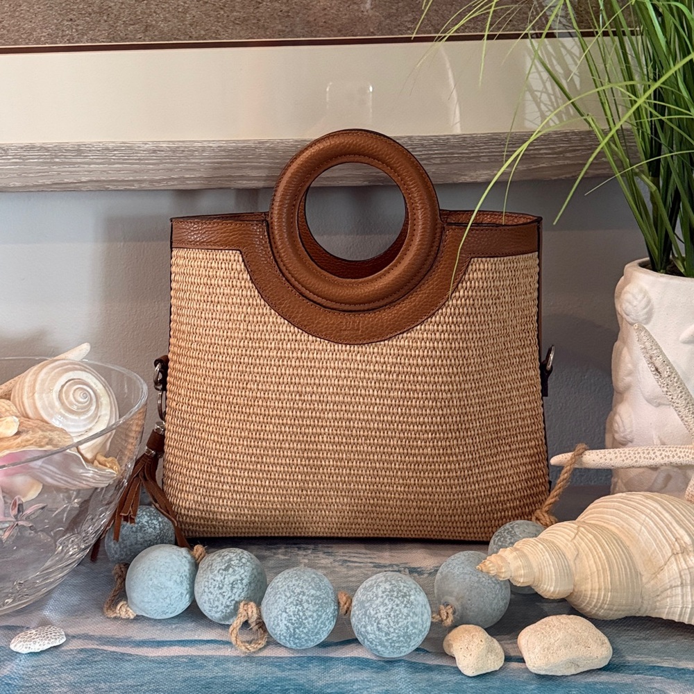 Buti Pelletterie made in Italy- Brown and Tan Crossbody Bag